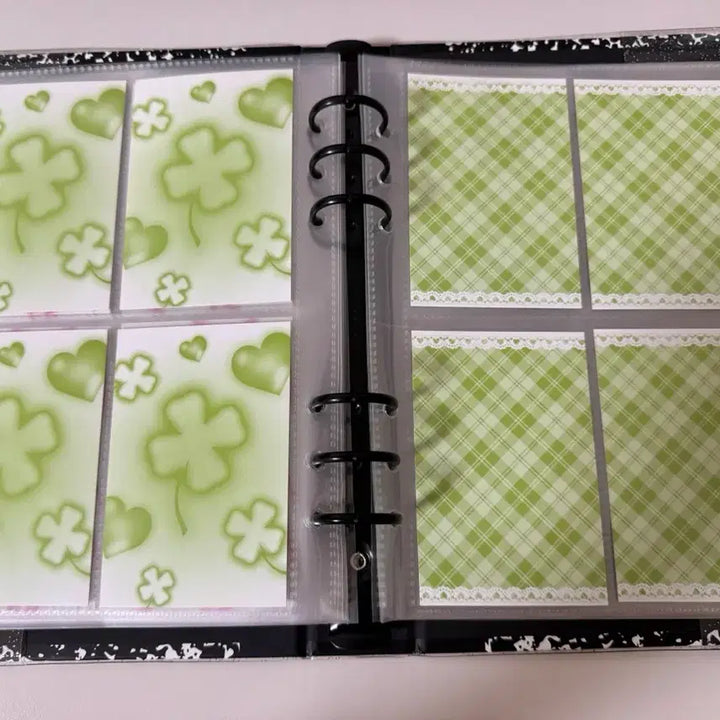 [BUNJANG] Composition Book Photocard Binder with Pages / 컴포지션북 포카바인더 속지포함 대지포함