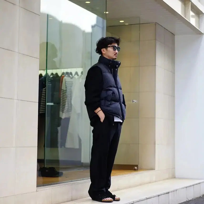 [BUNJANG] AURALEE Super Light Nylon Ripstop Down Vest / [4] AURALEE 오라리 슈퍼 라이트 나일론 립스탑 다운 베스트