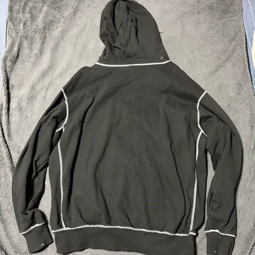 [BUNJANG] GX1000 Embroidered Black Hoodie (Size L) / gx1000 자수 블랙 후드  사이즈 L