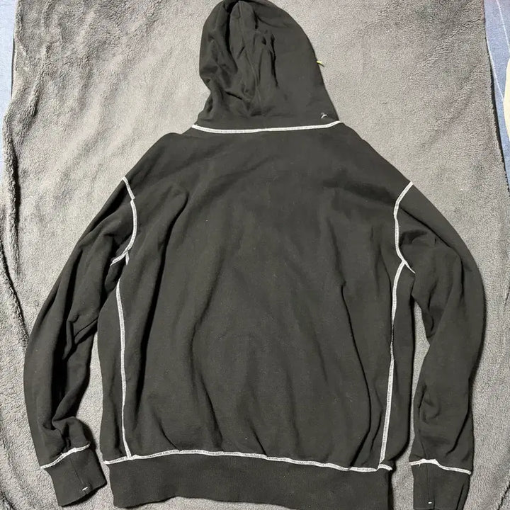 [BUNJANG] GX1000 Embroidered Black Hoodie (Size L) / gx1000 자수 블랙 후드  사이즈 L