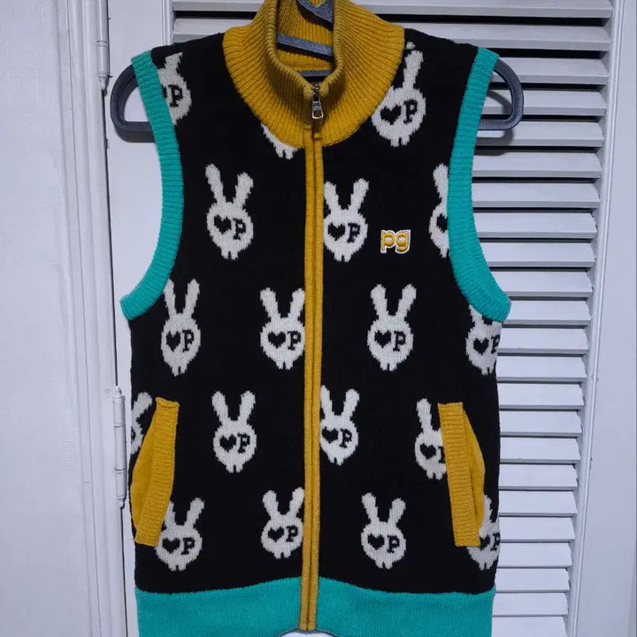 [BUNJANG] PEARLY GATES Knit Vest Zip-Up / 파리게이츠 니트 조끼 집업