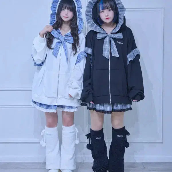 [BUNJANG] Whinny Color Block Hooded Parka / Whinny 화이니 배색 후드 파카