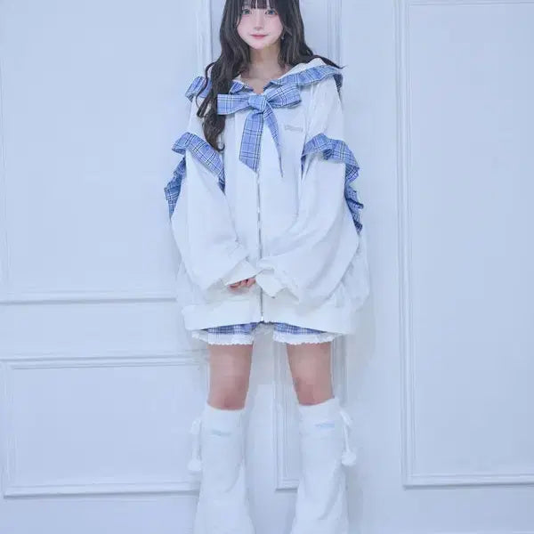 [BUNJANG] Whinny Color Block Hooded Parka / Whinny 화이니 배색 후드 파카