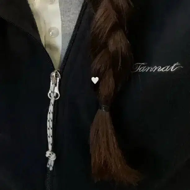 [BUNJANG] Tanat Contrast Rib Button Top Gray / 타낫 컨트레스트 립 버튼 탑 그레이 Contrast rib