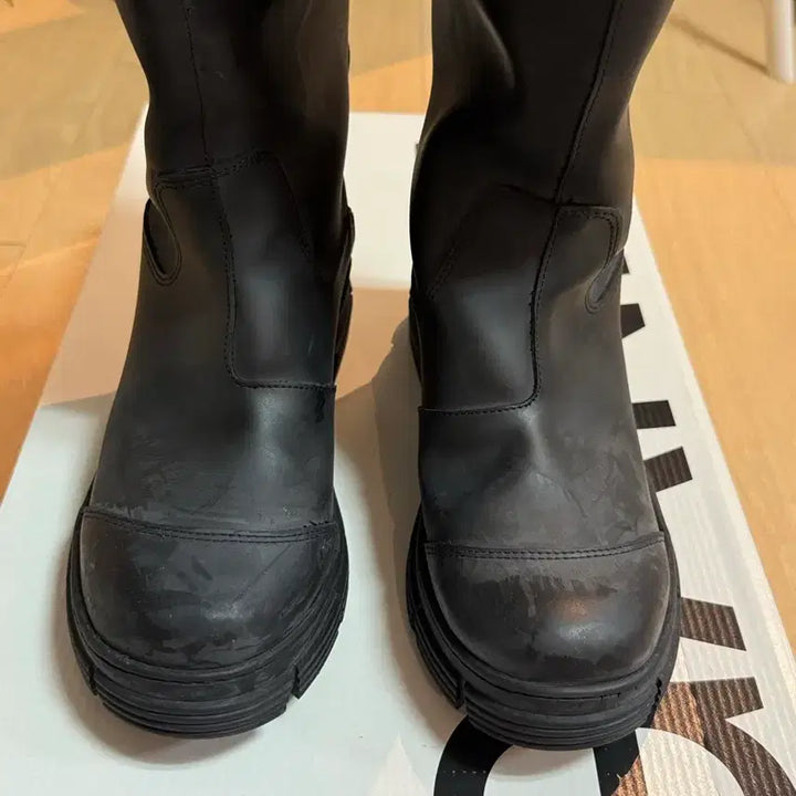 [SOLD OUT] [38] 가니 컨트리 러버 하이 부츠 블랙