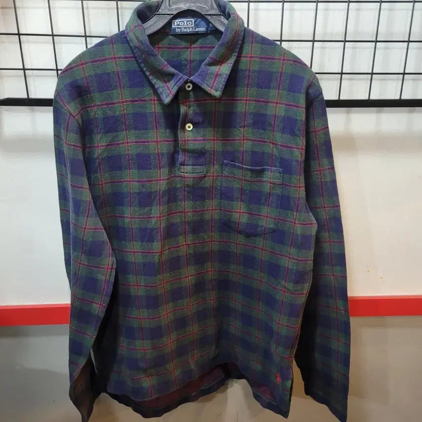 [BUNJANG] Polo Ralph Lauren 90s Vintage Flannel Shirt / 정품 폴로랄프로렌 90s 빈티지 플란넬 셔츠