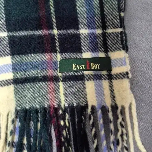 [BUNJANG] EAST BOY Lambswool 100 Check Muffler / EAST BOY 램스울100 체크 머플러