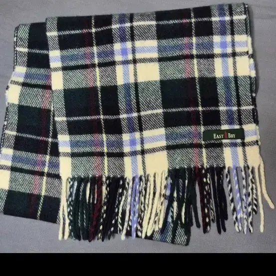[BUNJANG] EAST BOY Lambswool 100 Check Muffler / EAST BOY 램스울100 체크 머플러