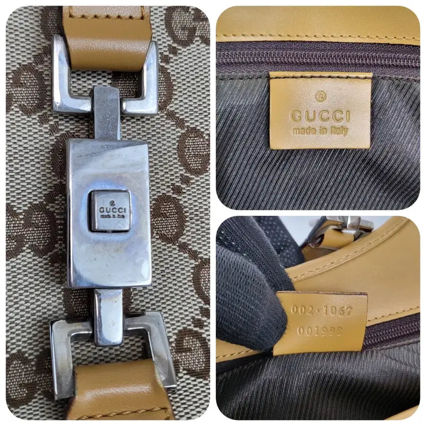 [BUNJANG] Gucci Jackie Hobo Bag / 정품 구찌 GG로고 자가드 재키 호보백