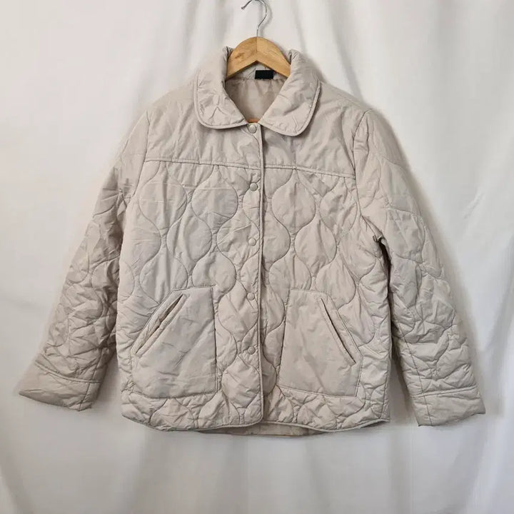 [BUNJANG] Cream Quilted Jacket / 크림 퀼팅 자켓 점퍼