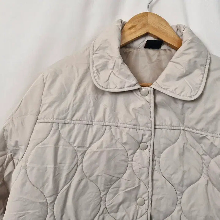 [BUNJANG] Cream Quilted Jacket / 크림 퀼팅 자켓 점퍼