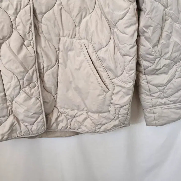 [BUNJANG] Cream Quilted Jacket / 크림 퀼팅 자켓 점퍼