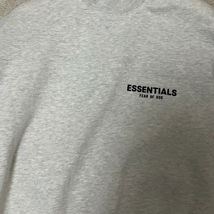 [BUNJANG] Fear of God Essentials Oatmeal Sweatshirt / 피어오브갓 xs 오트밀 맨투맨