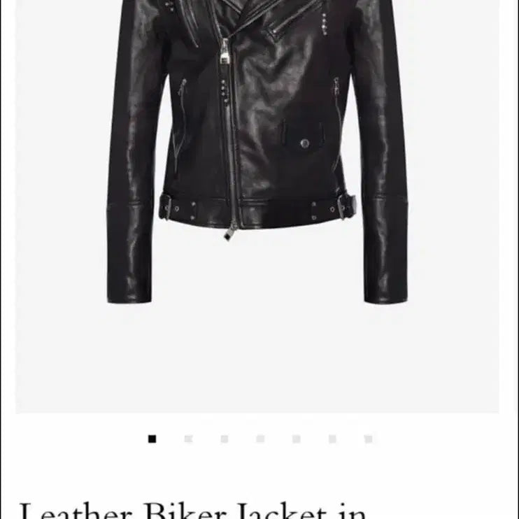 [BUNJANG] Alexander McQueen 22FW Double Rider Leather Jacket / 알렉산더 맥퀸 22fw 더블라이더 레더자켓