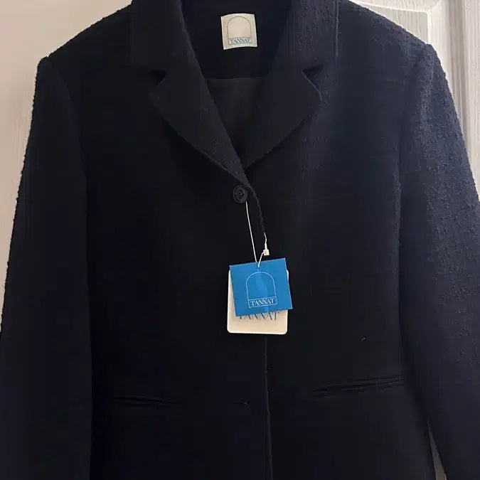 [BUNJANG] Tanat Tweed Wool Jacket Navy / 타낫 트위드 울 자켓 네이비 새상품
