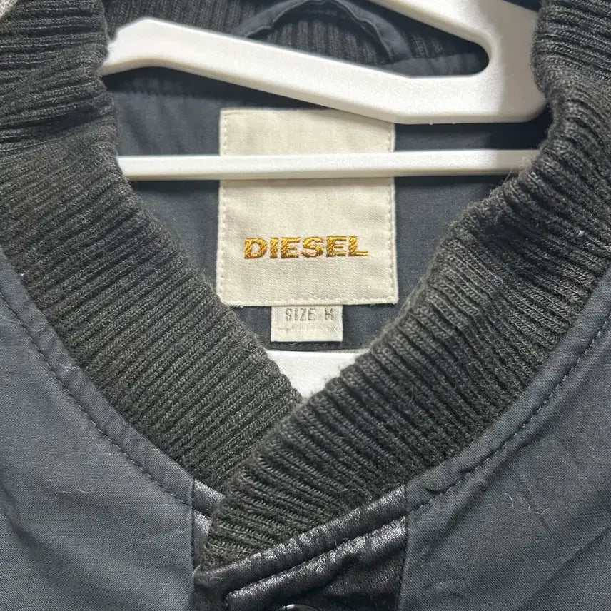 [BUNJANG] Diesel Stadium Jacket Black (M) / 디젤 스타디움 자켓 블랙 (m)