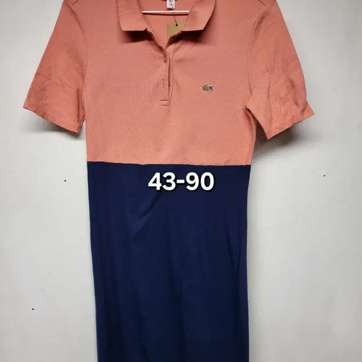 [BUNJANG] Lacoste M Color Block Dress / 배색 M 라코스테 원피스 43-90