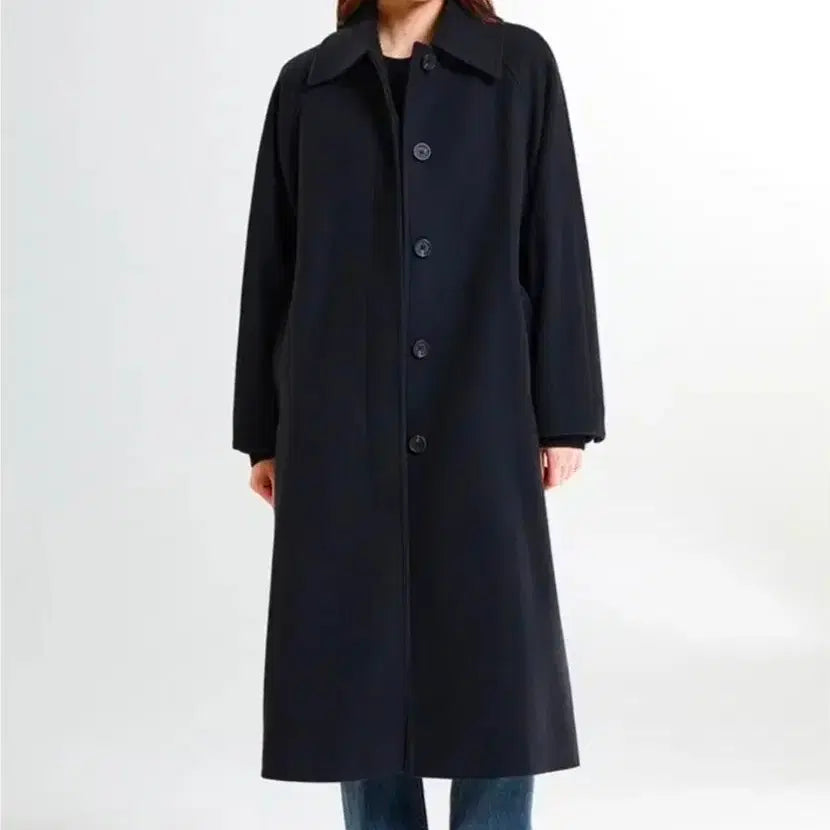 [BUNJANG] SPAO Black Belted Coat / 스파오 검정 코트