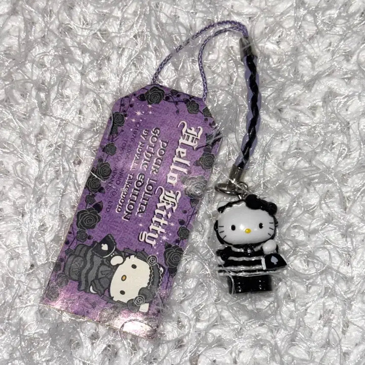 [BUNJANG] Kitty Gothic Lolita Novara Strap / 고전 키티 스트랩 고딕 로리타 노바라