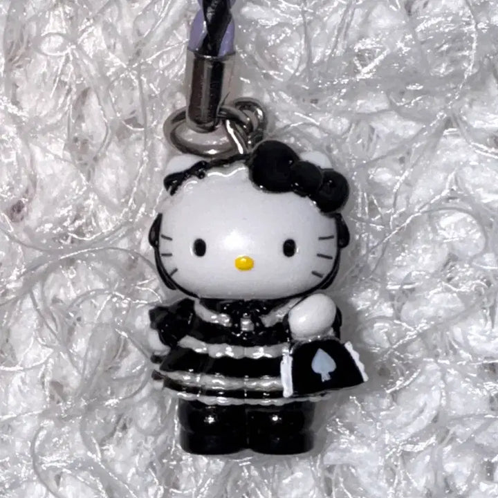 [BUNJANG] Kitty Gothic Lolita Novara Strap / 고전 키티 스트랩 고딕 로리타 노바라