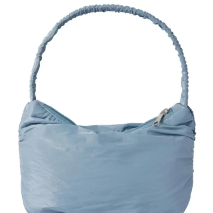 [BUNJANG] EMIS Glossy Hobo Bag Sky Blue / EMIS 이미스 글로시 호보백 스카이 블루