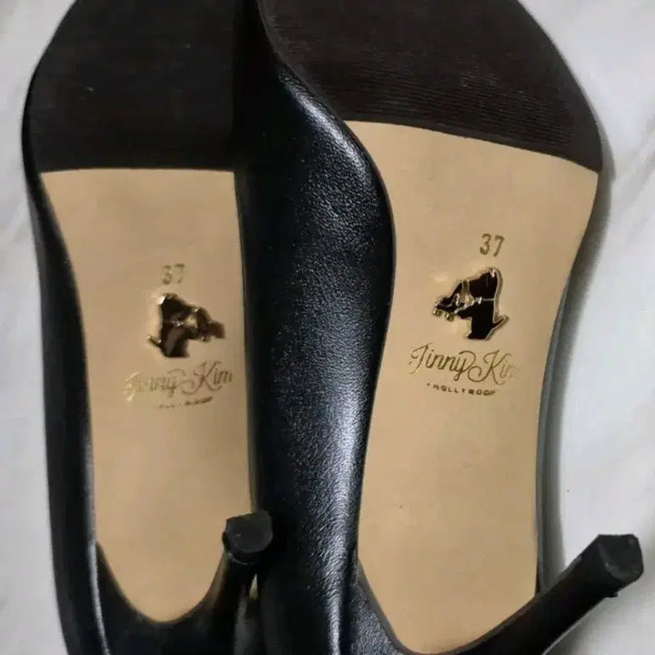 [BUNJANG] Jinny Kim 37 (240) Shoes / 지니킴 골드라벨 가죽 구두 240 (새상품급)