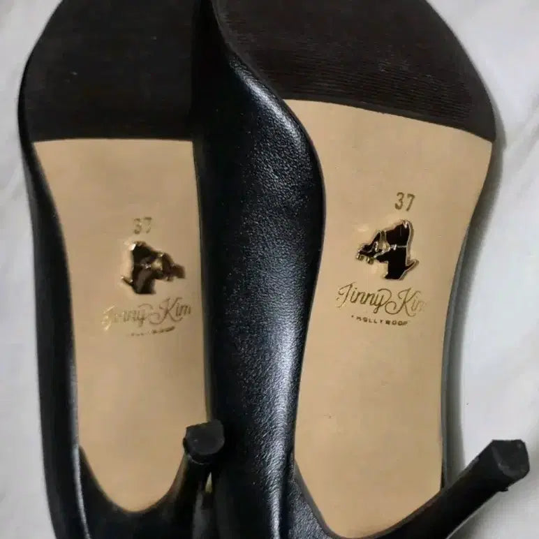 [BUNJANG] Jinny Kim 37 (240) Shoes / 지니킴 골드라벨 가죽 구두 240 (새상품급)