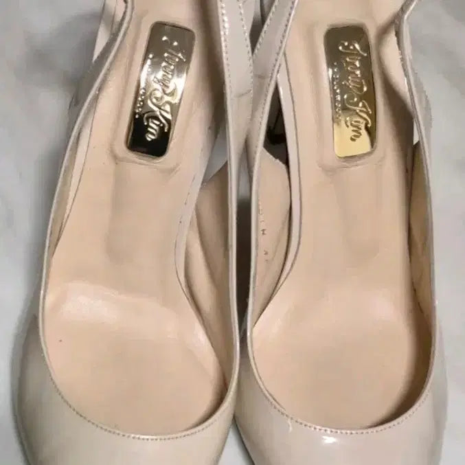 [BUNJANG] Jinny Kim 37 (240) Shoes / 지니킴 골드라벨 가죽 구두 240 (새상품급)