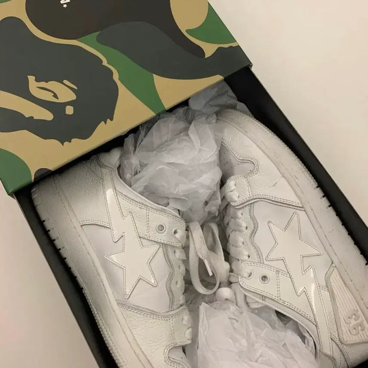 [BUNJANG] BAPE Star Shoes / 설날 특가!! BAPE 베이프 스타 흰색 신발