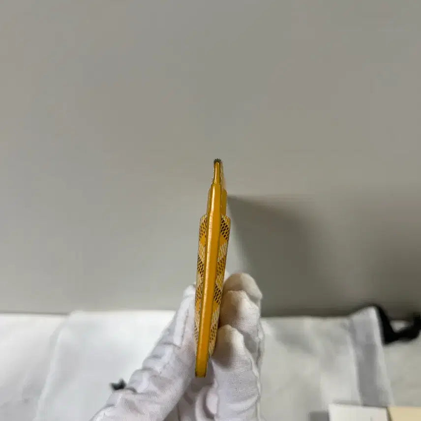 [BUNJANG] Goyard Saint-Sulpice Cardholder Yellow / 고야드 생쉴피스 카드지갑 옐로우