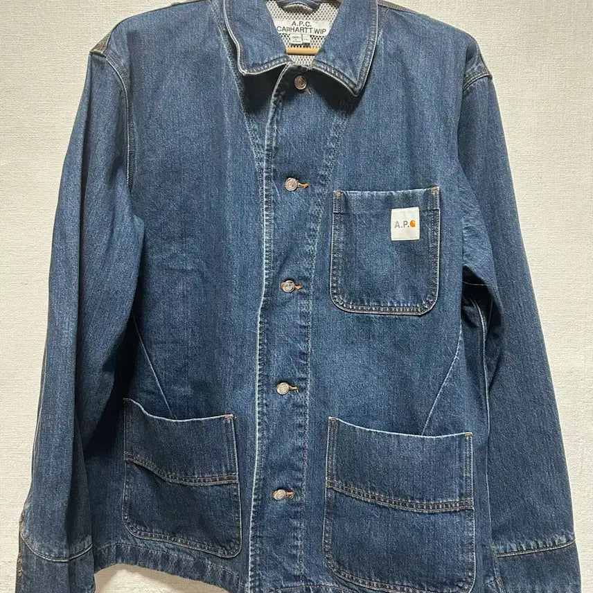 [BUNJANG] Carhartt WIP x A.P.C Denim Jacket / (중고 2XL) Carhartt wip X A.P.C 토크 데님 자켓