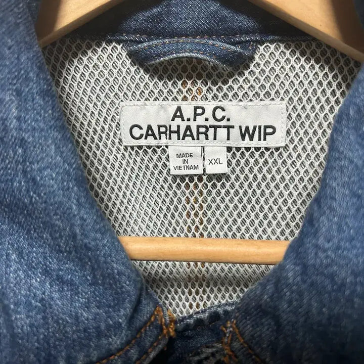 [BUNJANG] Carhartt WIP x A.P.C Denim Jacket / (중고 2XL) Carhartt wip X A.P.C 토크 데님 자켓