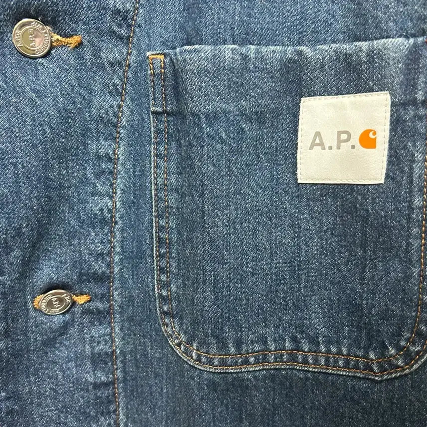 [BUNJANG] Carhartt WIP x A.P.C Denim Jacket / (중고 2XL) Carhartt wip X A.P.C 토크 데님 자켓