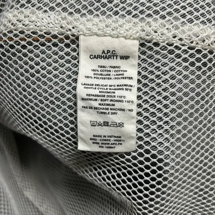 [BUNJANG] Carhartt WIP x A.P.C Denim Jacket / (중고 2XL) Carhartt wip X A.P.C 토크 데님 자켓