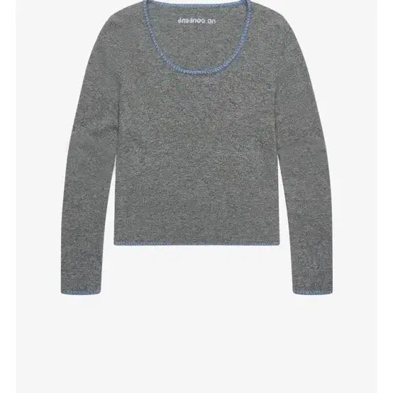 [BUNJANG] No Content Stitch Knit Sweater / 노컨텐츠 스티치 니트 그레이