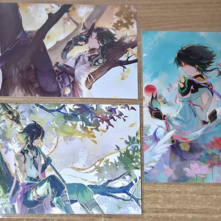 [BUNJANG] Genshin Impact Fan-made Postcard Bundle Set / 원신 소 비공굿 엽서 일괄