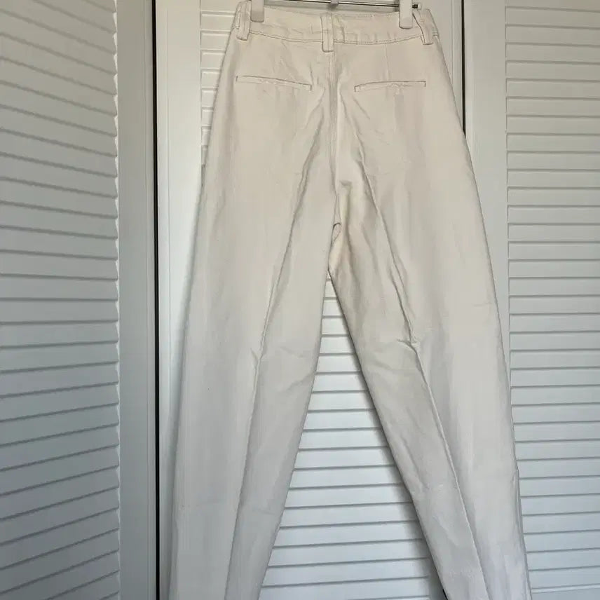 [BUNJANG] Vershka Ivory White Denim Baggy Pants / 버시카 아이보리 화이트 데님 배기 팬츠 바지