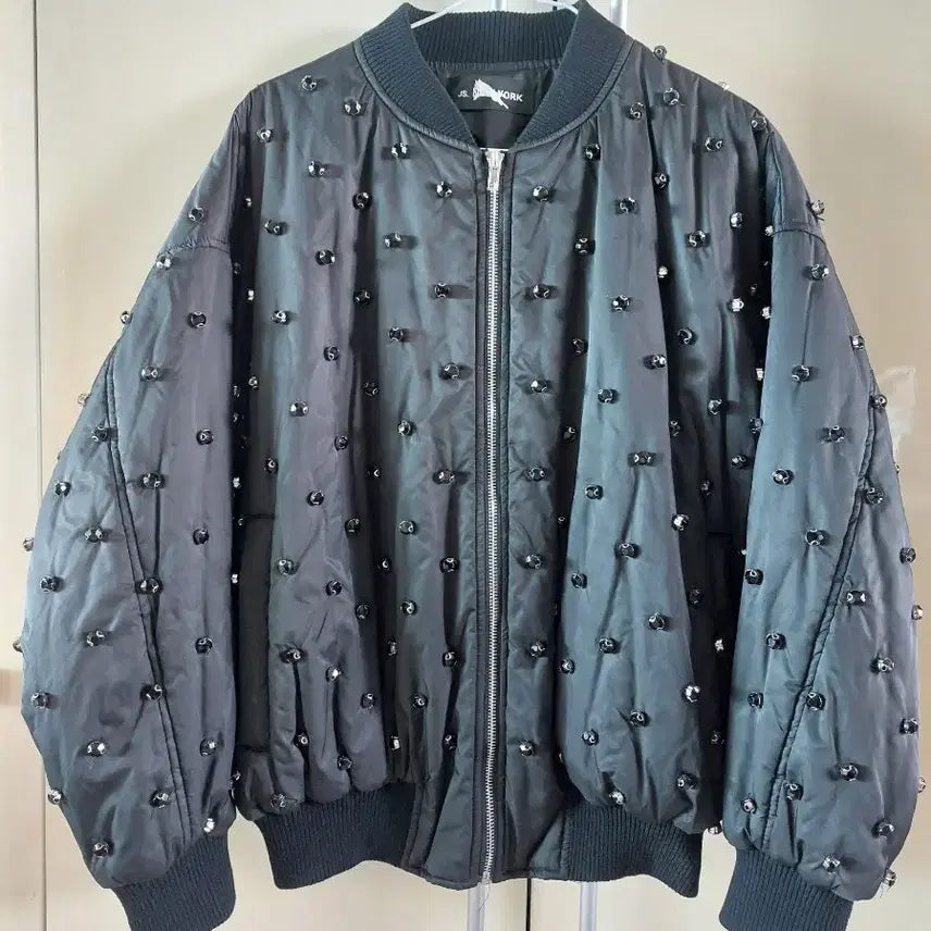 [BUNJANG] JS NEW YORK Lightweight Black Cubic Jacket / JS.NEW YORK 경량블랙 왕큐빅 자켓 F