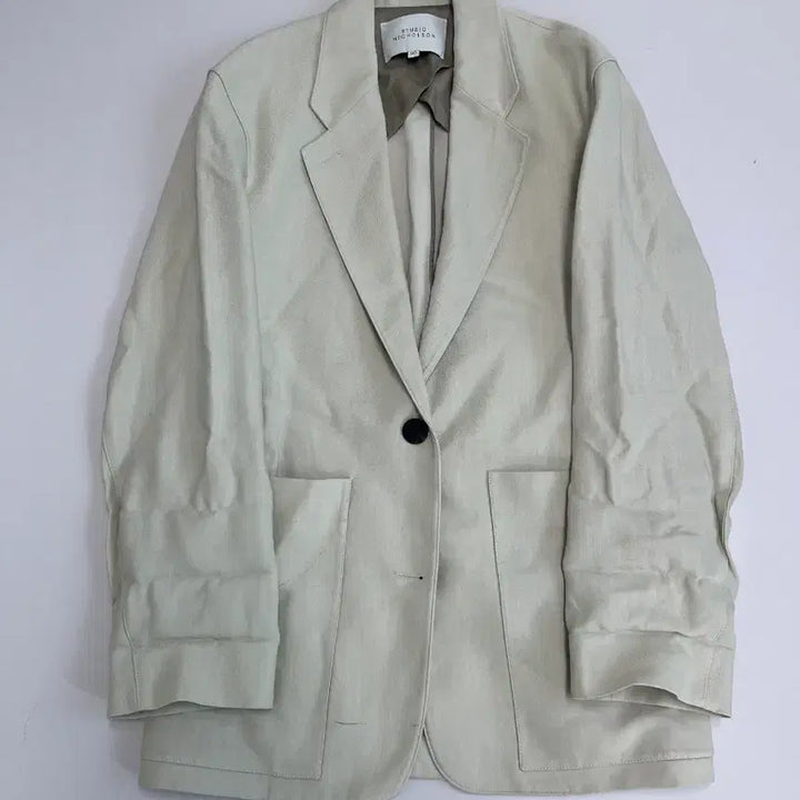 [BUNJANG] Studio Nicholson Cream Blazer Jacket / [정품]스튜디오니콜슨 크림색 블레이저 자켓