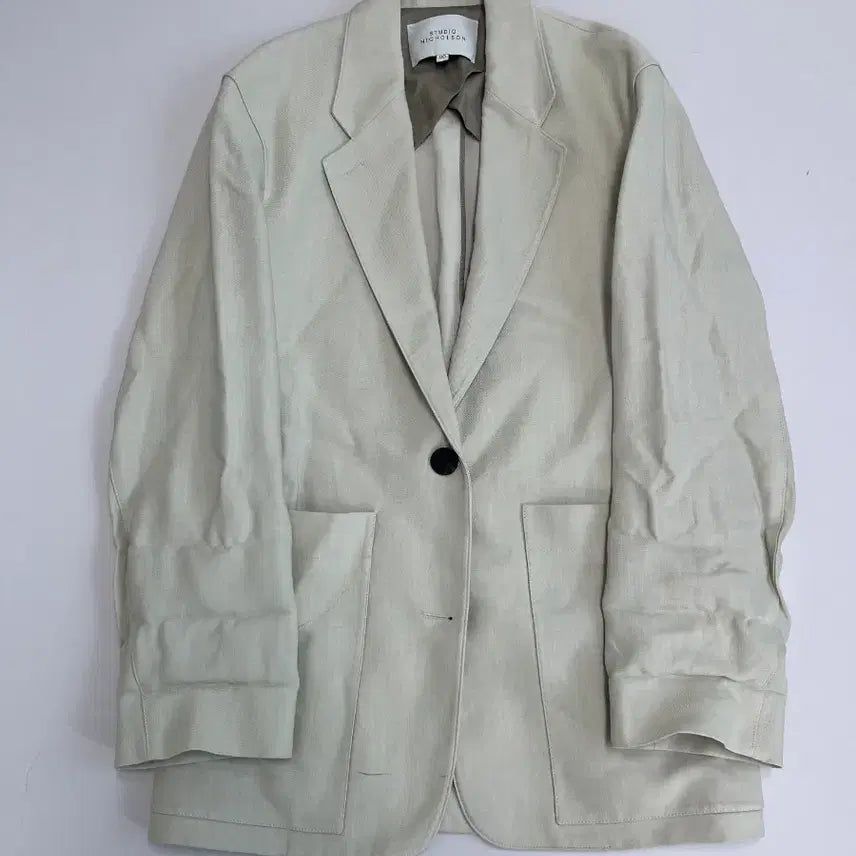 [BUNJANG] Studio Nicholson Cream Blazer Jacket / [정품]스튜디오니콜슨 크림색 블레이저 자켓