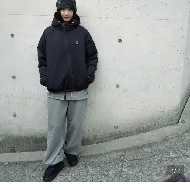 [BUNJANG] In and Yang Harmony Reversible Padded Jacket / 인앤양인하모니 reversible padded jacket