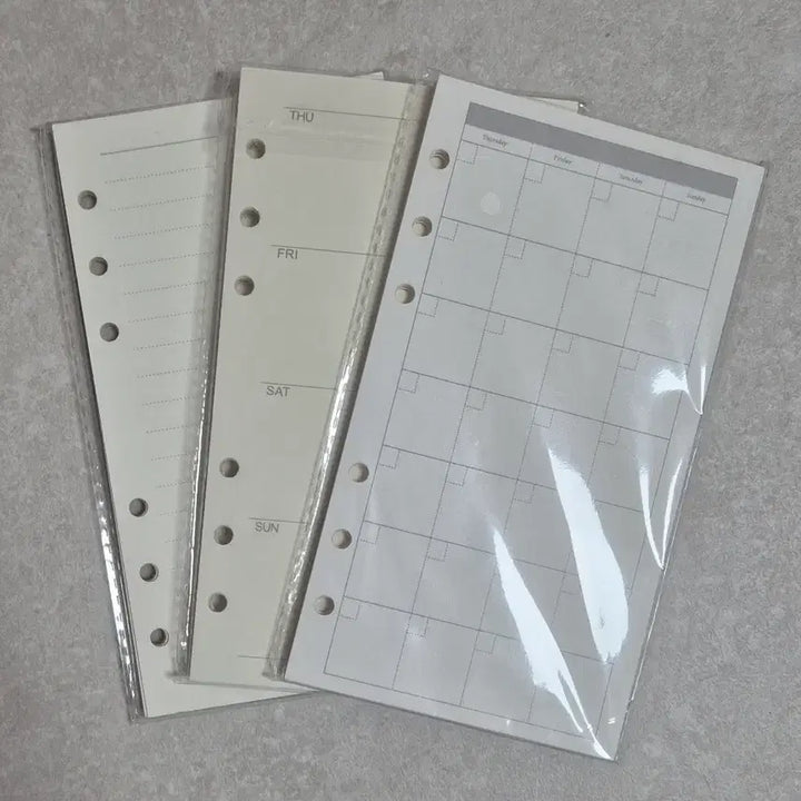 [BUNJANG] A6 Binder Inner Sheets / a6 6공 다이어리 속지