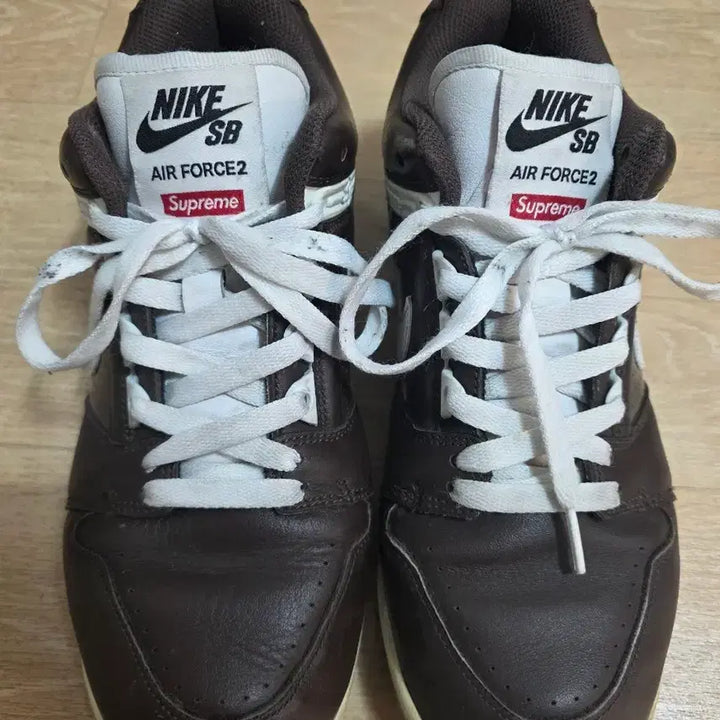 [BUNJANG] Nike SB Air Force 2 Low x Supreme Baroque Brown / [265] 나이키 SB 에어 포스 2 로우 x 슈프림 바로크 브라운