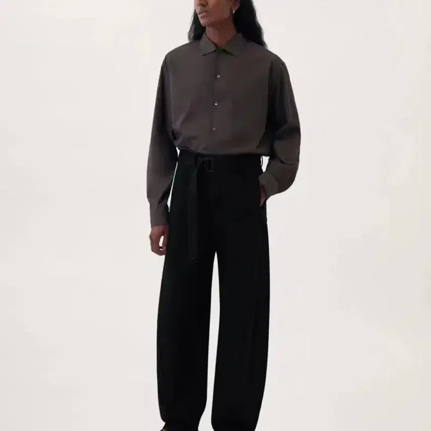 [BUNJANG] Lemaire Belted Denim Pants Black / [L] 르메르 트위스트 벨티드 팬츠 데님 블랙 판매합니다