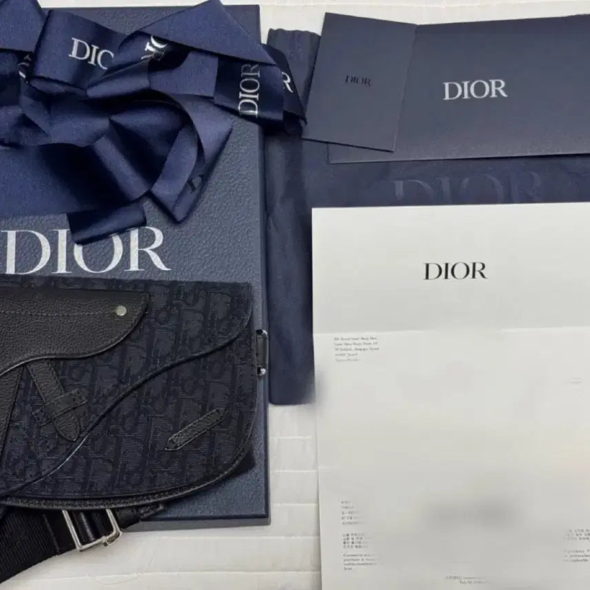 [BUNJANG] Dior Oblique Men Saddle Pouch / 디올 새들 파우치 오블리크 맨 (거의 새상품 풀구성)