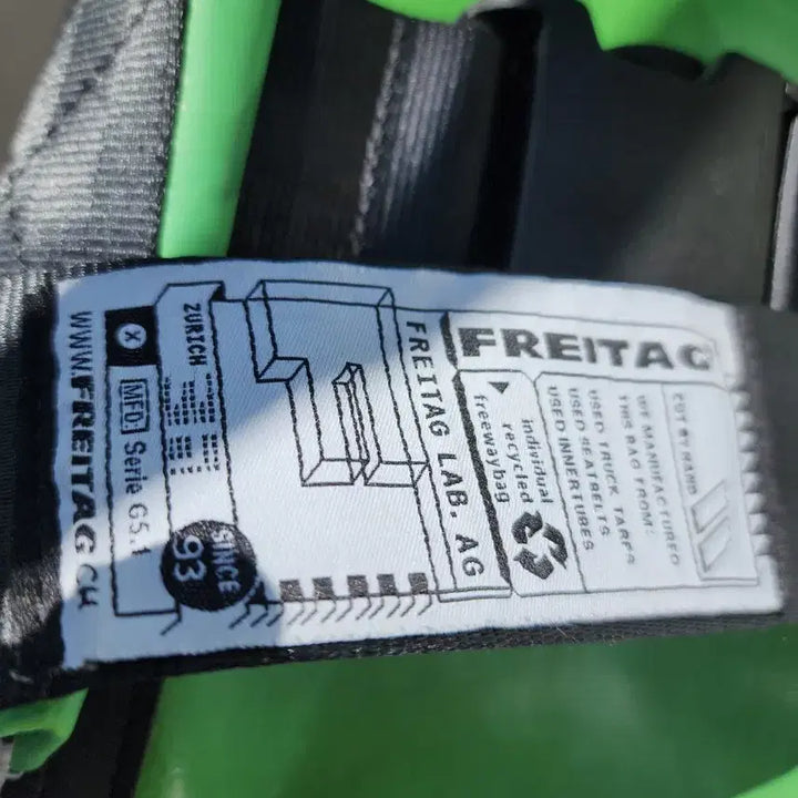 [BUNJANG] Freitag TOP CAT Apple Green Messenger Bag / 프라이탁 TOP CAT 탑캣 애플그린 메신저백