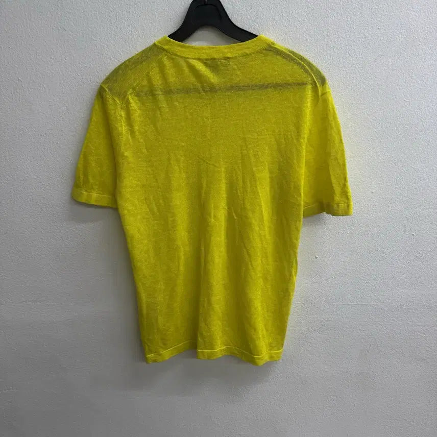 [SOLD OUT] Theory 띠어리 옐로 린넨 티셔츠 p