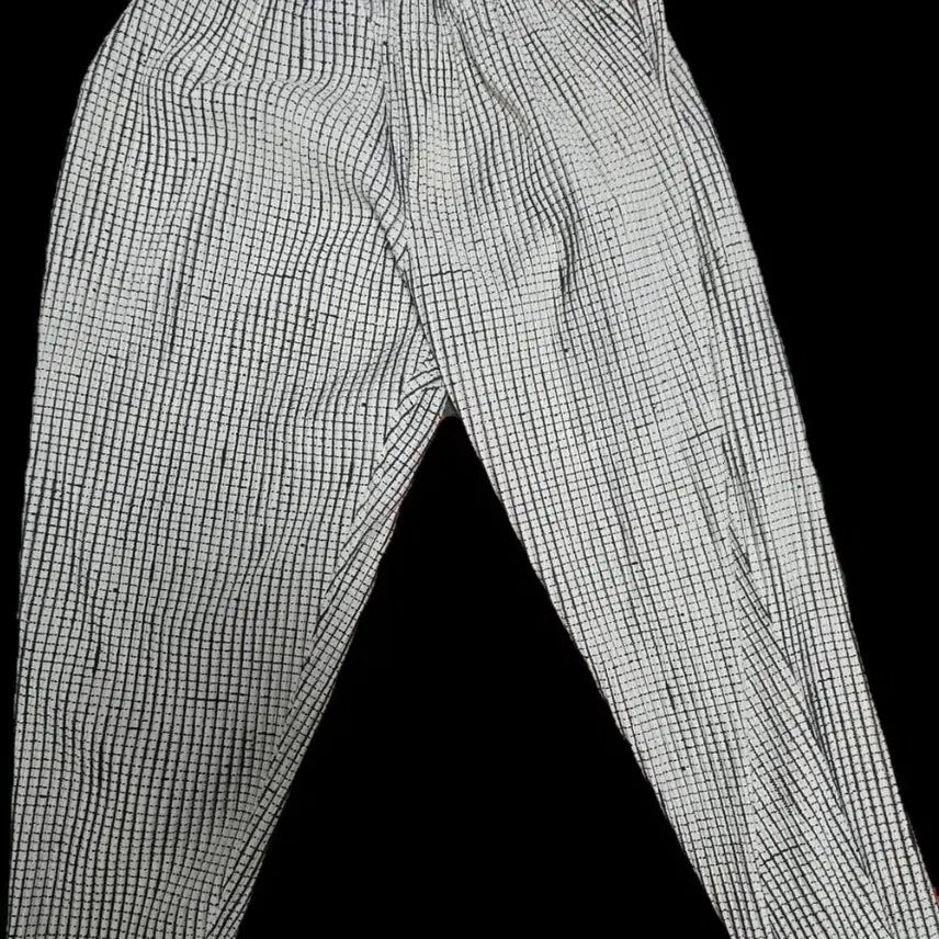 [BUNJANG] Homme Plissé Check Pleated Pants / [2] 옴므플리세 체크플리츠 팬츠