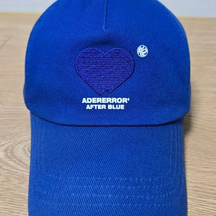 [BUNJANG] Ader Error Twin Hearts Logo Cap Blue A2 / 아더에러 트윈 하츠 로고 캡 블루 A2