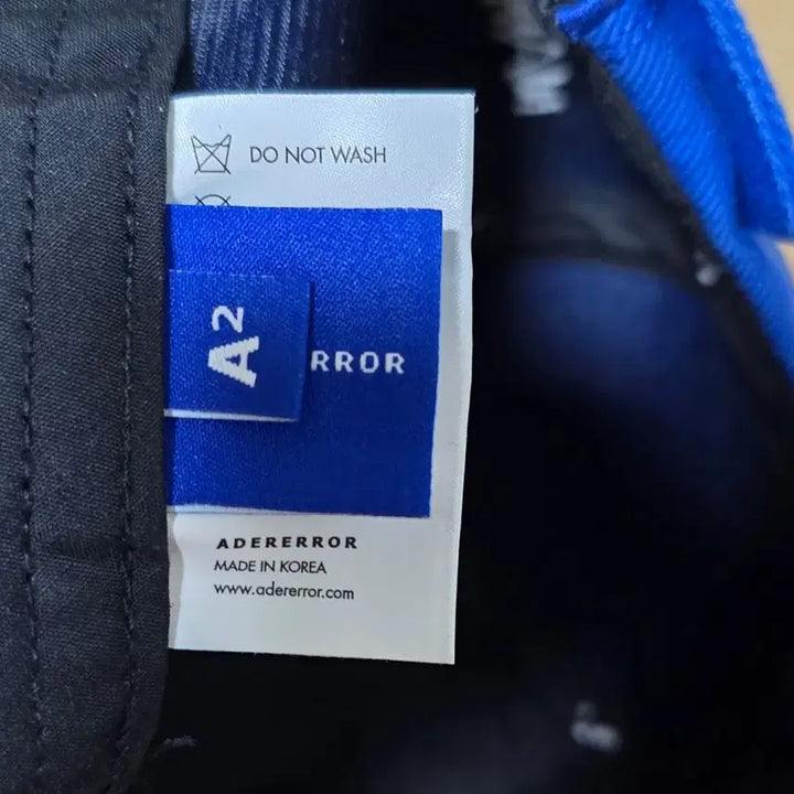 [BUNJANG] Ader Error Twin Hearts Logo Cap Blue A2 / 아더에러 트윈 하츠 로고 캡 블루 A2